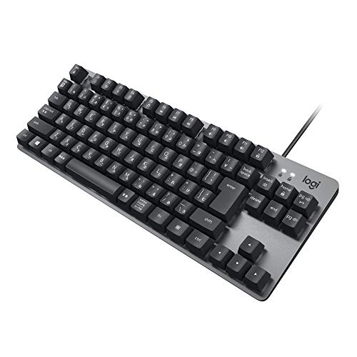 Logicool(ロジクール) ロジクール K835GPB 有線 メカニカルキーボード 青軸 クリッキー テンキーレス コンパクト メカニカル