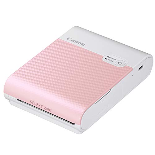 Canon かっこ良い電話機用印刷者 SELPHY SQUARE QX10 さくら色(高耐久/消印紙/パウダーコンパクト)