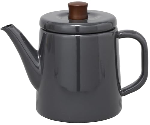 田んぼ琺瑯 湯沸かし ホーロー 1.5L IH相応う 薄墨色 日本製 ポトル PTR-1.5K GR キッチン用品・食器・調理器具-調理器具・製菓器具