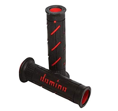 domino(ドミノ) ハンドルバーグリップ ストリートタイプ 126mm サーモプラスチックゴム ブラックXレッド A25041C4240