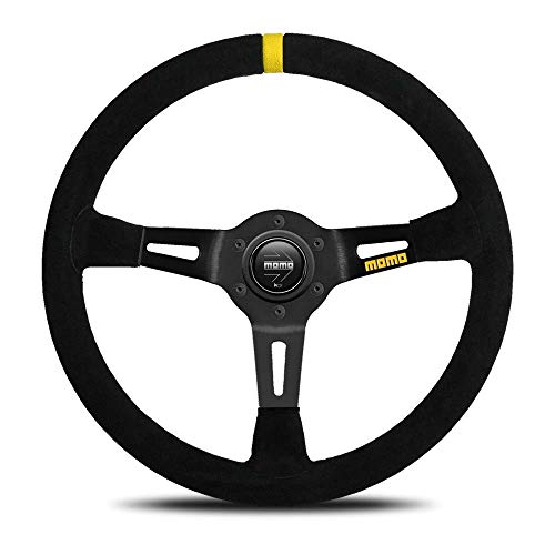 MOMO ステアリング MOD.69 35バイ BK/スエード M-52 Amazon | MOMO(モモ) ステアリング MOD.69 35パイ BK/スエード M