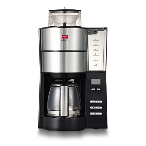 メリタ(Melitta) 全自動フィルターペーパー式 コーヒーメーカー アロマフレッシュ 6杯用 AFG622-1B 750ml ブラック
