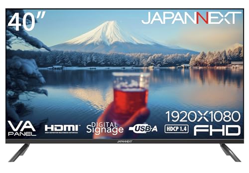 JAPANNEXT 40in VAダイアログボックス積み上げる 大型盛りだくさん固定ディスク液晶管する JN-V40TFHD-U HDMI 発声/録画媒体インプット端子 コアキシャル