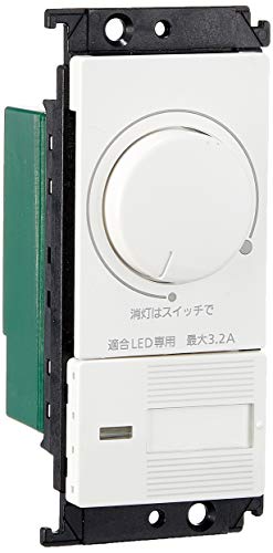 パナソニック(Panasonic) コスモシリーズワイド21 LED 埋込調光スイッチC 電子 ほたるスイッチC 適合LED専用3.2A ロータ