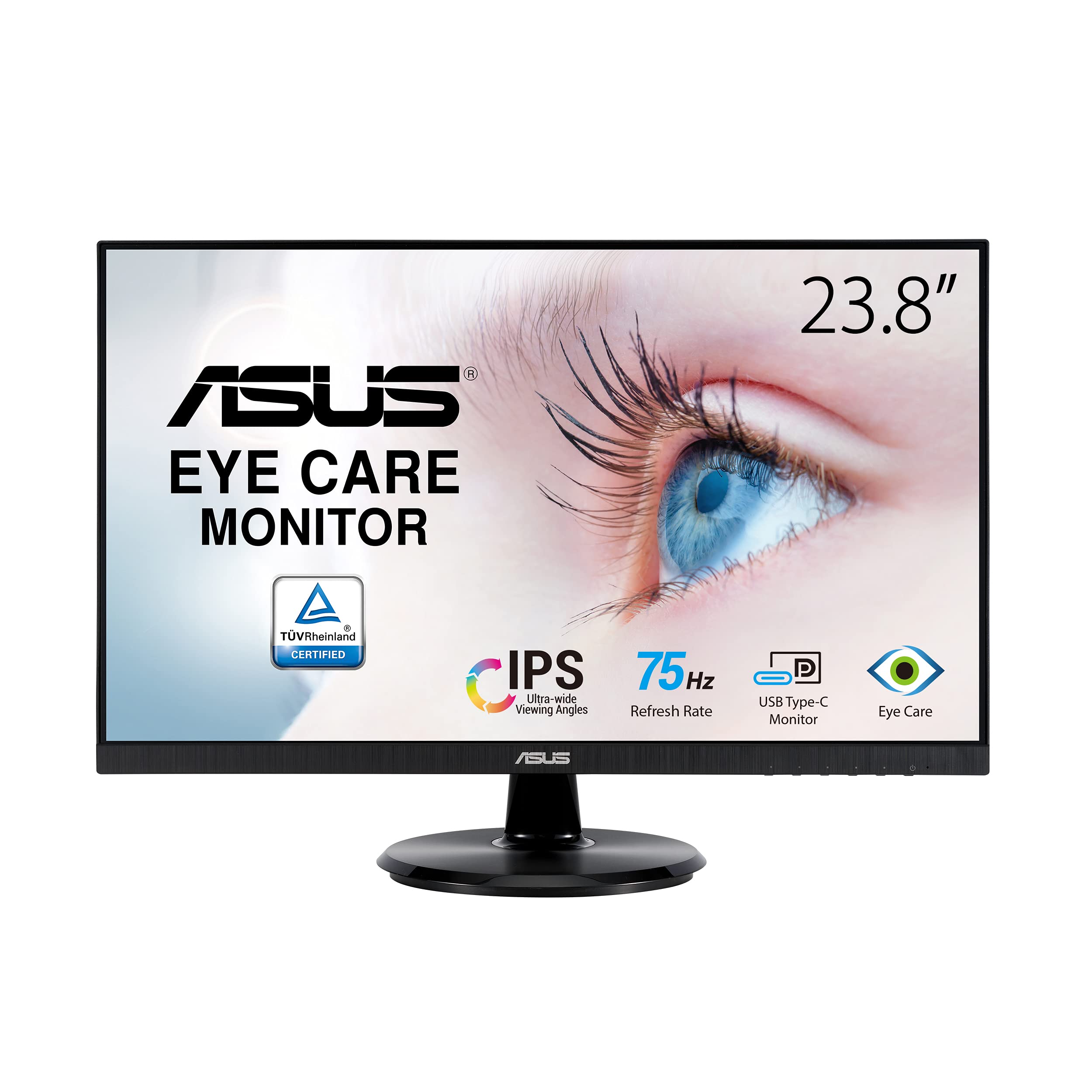 ASUS モニター Eye Care VA24DCP 23.8インチ / フルHD (1920 x 1080) / IPS / USB-C HD｜エブリデイ・ダイレクト