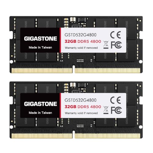【高性能 記憶装置 DDR5】GIGASTONE 32GBx2枚 (64GB Kit) DDR5 4800MHz パソコン5-38400 CL40-4