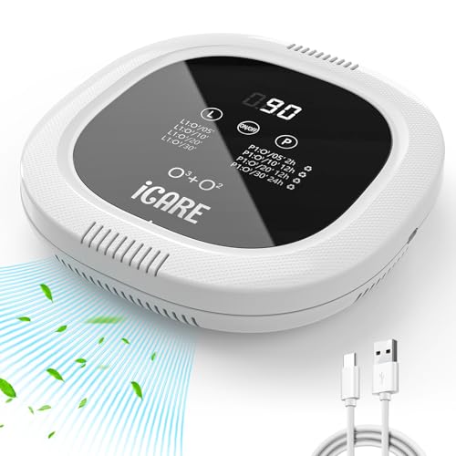 オゾン発生器 10000mAh 充電式 オゾン脱臭機 家庭用 空気清浄機 強力消臭 除菌 脱臭装置 無線 脱臭機 静音 イオン発生器 フィルター