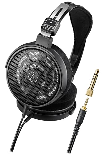 オーディオテクニカ ATH-R30x 開放型 モニターヘッドホン 有線 軽量【DTM 音楽鑑賞 楽器練習 電子ピアノ 6.3mmヘッドホン端子変