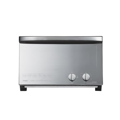 TWINBIRD(ツインバード) トースター オーブントースター 4枚焼き ピザ丸々入る広さ 1200W 15分タイマー 出力切替4段階 ミラー｜エブリデイ・ダイレクト