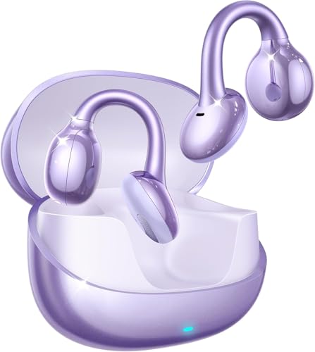 JOYROOM イヤーカフ型イヤホン オープンイヤーイヤホン ワイヤレス Bluetoothイヤホン 13mmダイナミックドライバー 左右チャン