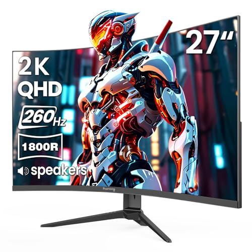 【27インチ ゲーミングモニター】Suevery WQHD 2560x1440 260Hz 湾曲 モニター 1800R ディスプレイ HDMI2|エブリデイ・ダイレクト