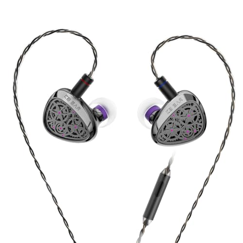 KBEAR TB PRO イヤモニ モニターイヤホン 有線 中華イヤホンPU+PEEK+ブルーダイヤモンドコート振動板 亜鉛合金ギアデザイン筐体