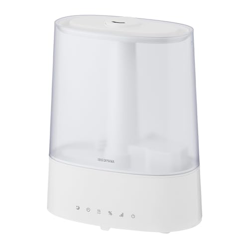 アイリスオーヤマ 上給水超音波ハイブリッド加湿器 550ml ホワイト｜エブリデイ・ダイレクト