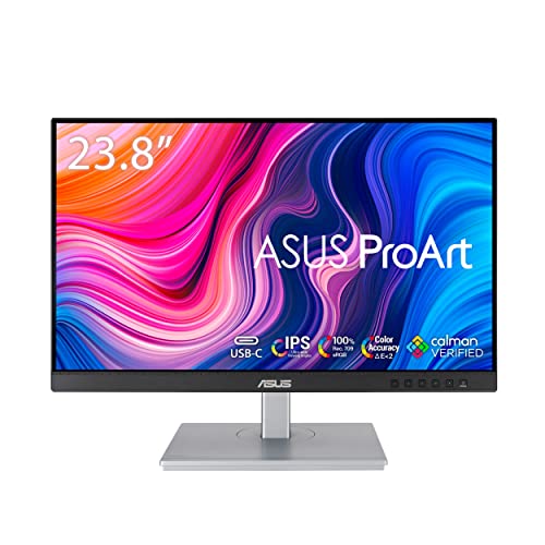 ASUS ProArt PA247CV 23.8インチ/3年間無輝点交換保証/IPS/フルHD 1920x1080/USB-C/100% sRG