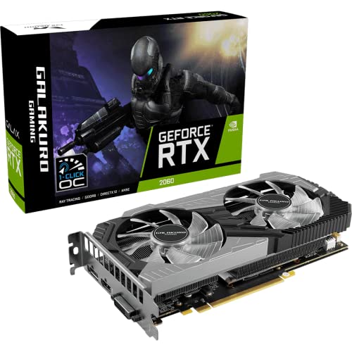 老練家目標にする NVIDIA GeForce RTX2060 積み上げる グラフィックゲーム盤 GDDR6 12GB GALAKURO GAMING真似形 G