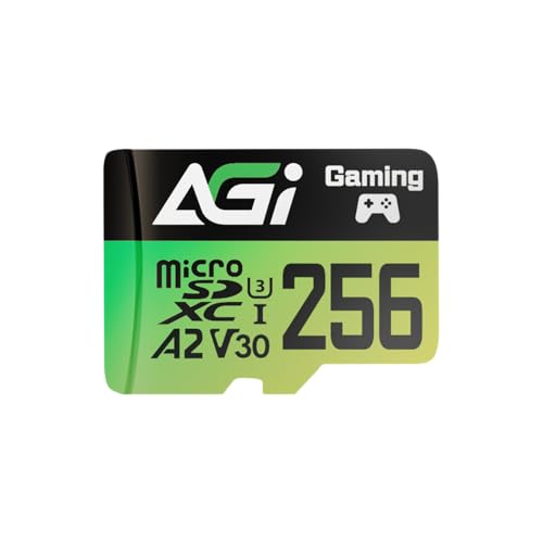 AGI 256GB MicroSD 高速 メモリカード A2 U3 V30 4K C10(読み込み・書き込み速度170/160MBs) TF13｜エブリデイ・ダイレクト