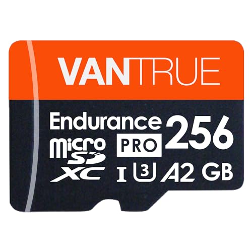 VANTRUE 256GB microSDカード U3 高速 UHS-I microSDXCメモリーカード 4K UHD 動画撮影 マイクロSD