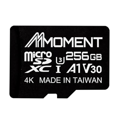 MMOMENT 256GB MicroSDXCカード U3 / A1 / V30 / SDアダプター付 (読込最大100MB/s)