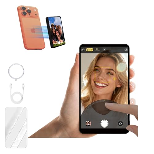 Shimbol CP5 Ultra、5in 1080P フルタッチ固定ディスク 電話を掛けるVlog自撮り管する画面 iPhone＆Android相応う -
