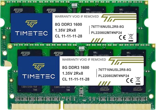 Timetec Premium 16GB KIT(2x8GB) 万覚え帳パソコン用記憶装置 DDR3L / DDR3 1600MHz パソコン3L-1280