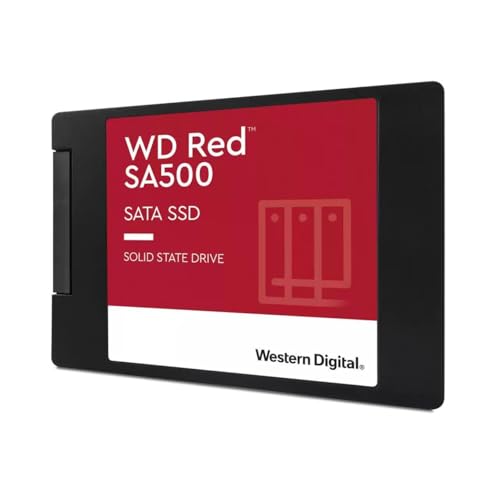 WD Red SA500 2肺結核 NAS SATA SSD 2.5in。