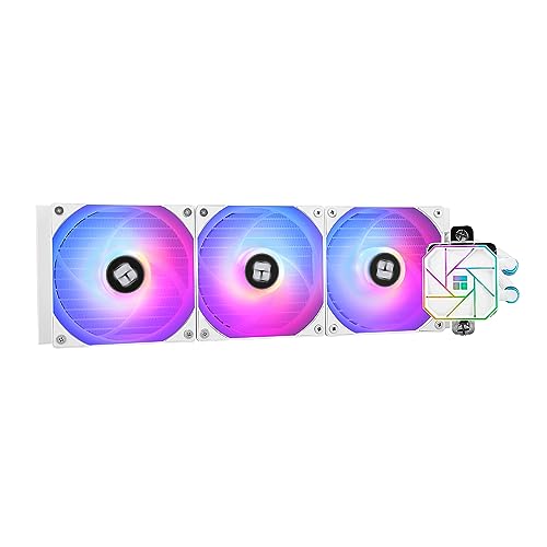 THERMALRIGHT AQUA ELITE 360 WHITE V3 流動物中央処理装置冷房装置、AIO揚水機尖端素晴らしい回転させる数3300RPM、T