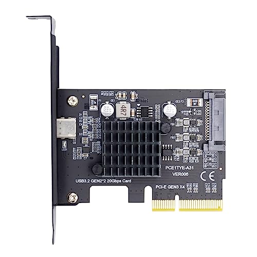 CY歌留多USB 3.2 Gen 2 Type-C 20 Gbps USB-CからPCI-E 4 X事務机いの一番ゲーム盤用クイックアダプター