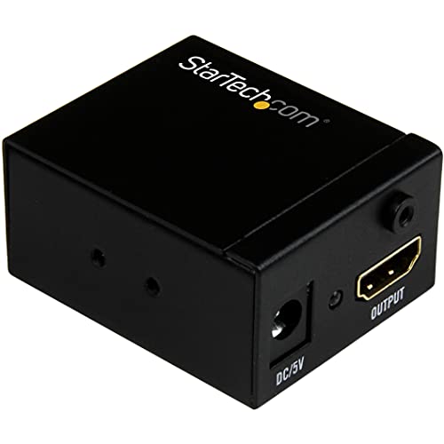 StarTech.com HDMI リピーター(信号増幅器・イコライザー内蔵) 1080pで最大35m延長できるHDMIブースター HDBOOS