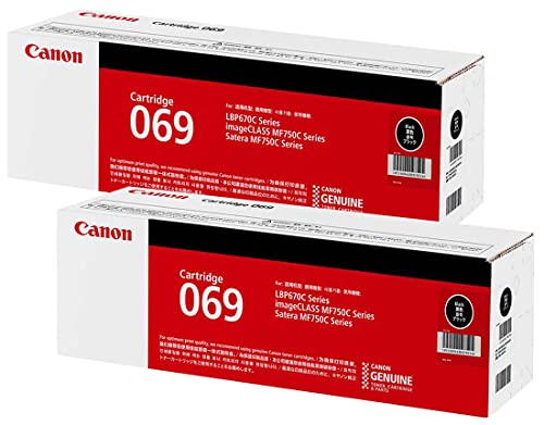 CANON 純正品 トナー カートリッジ069 ブラック 2本セット CRG-069BLK 13,817円