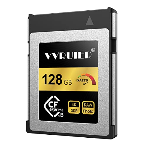 VVRUIER CFexpress Type B メモリーカード 128GB タフ仕様 連続撮影 4Kビデオサポート Z6/Z7/EOSR5/R|エブリデイ・ダイレクト