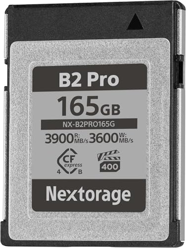 Nextorage 日本製造会社 CFexpress 4.0 TypeB 165GB VPG400 最大限度読み出し機敏さ3900MB/s 最大限度書き込