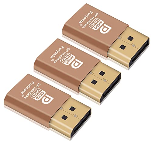 ブルーライト付きPC 4K DisplayPort仮想ディスプレイエミュレーター、ヘッドレスモードに対応、1080@120Hzから4096x21