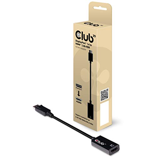 Club3D DisplayPort 1.4 to HDMI 2.0b HDR（ハイダイナミックレンジ）対応 4K 60Hz Active Ad