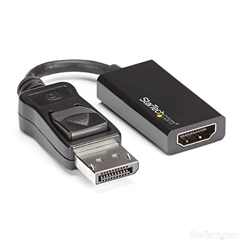 StarTech.com DisplayPort - HDMI変換アダプタ/4K60Hz対応/DP 1.4 - HDMI 2.0 アクティブコン