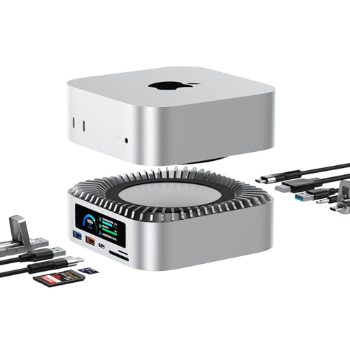 2025年新モデル Mac Mini M4 対応ハブ 高精細UI RayCue USB-Cハブ 10-in-1 -NVMe SSD拡張機能搭載