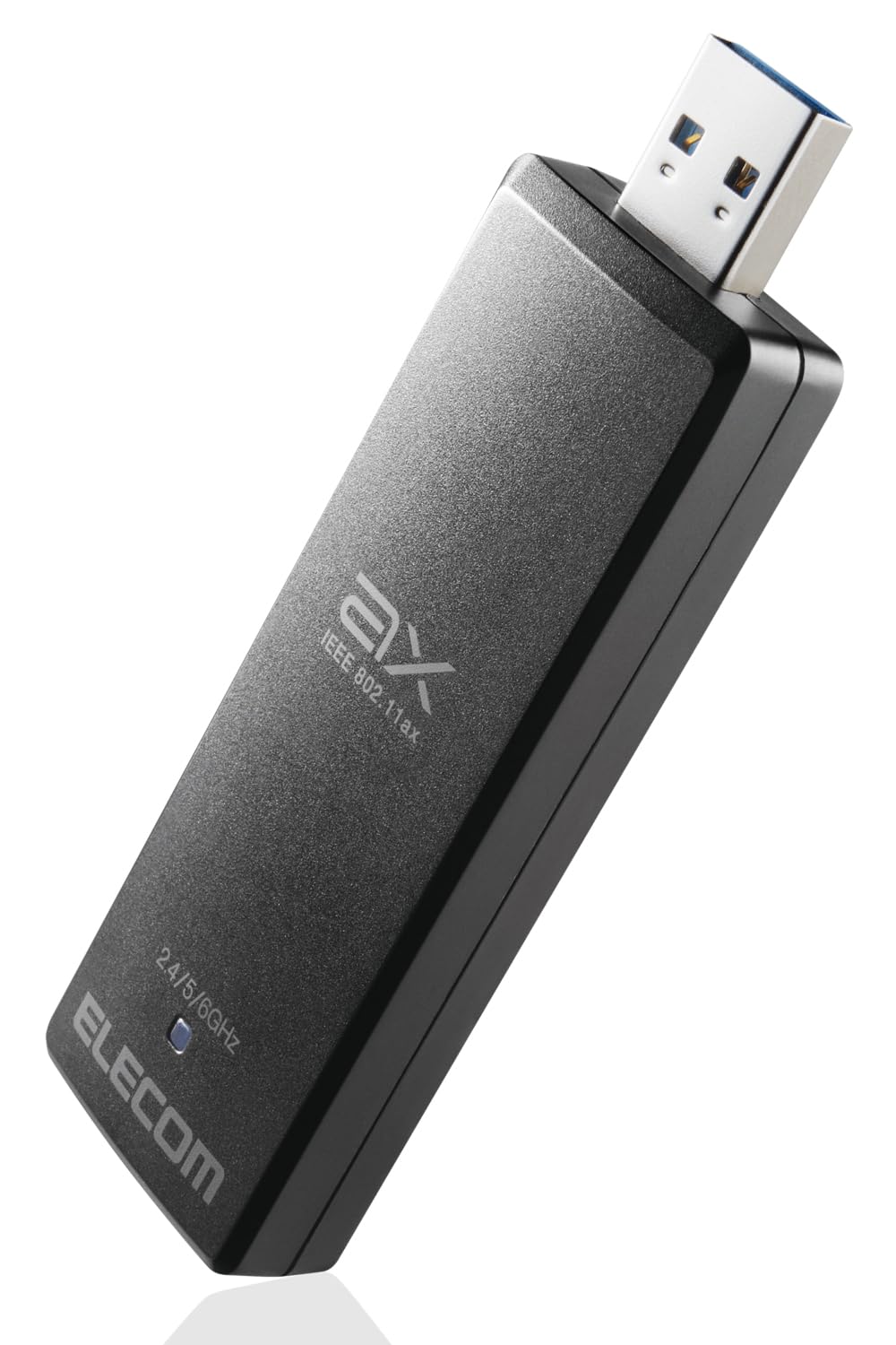 エレコム 無線LANアダプタ Wi-Fi 6E 2402+2402+574 Mbps USB3.0 対応 WDC-XE2402TU3-B