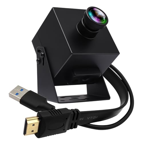 ELP HDMI 60fps USB カメラ 4K 高速 USB3.0 カメラ 礼拝会議モニター用 タイプ C HDMI 同時出力 PC カメラ