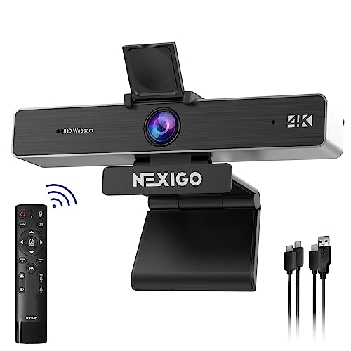 NexiGo Zoom認定、 N950P 4Kズーム可能ウェブカメラ リモコンとソフトウェアコントロール、ソニー Starvisセンサー、5Xデ｜エブリデイ・ダイレクト