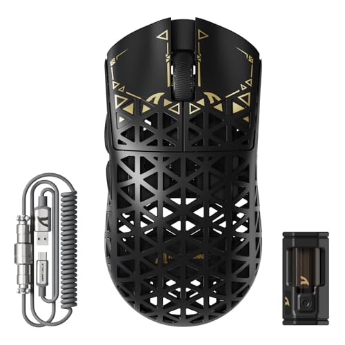 ATTACK SHARK R5Ultra 無影 炭素衣料繊維製無線電話ゲーミングマウス 超軽さ39g±3 PAW3950MAX 無線電話 2