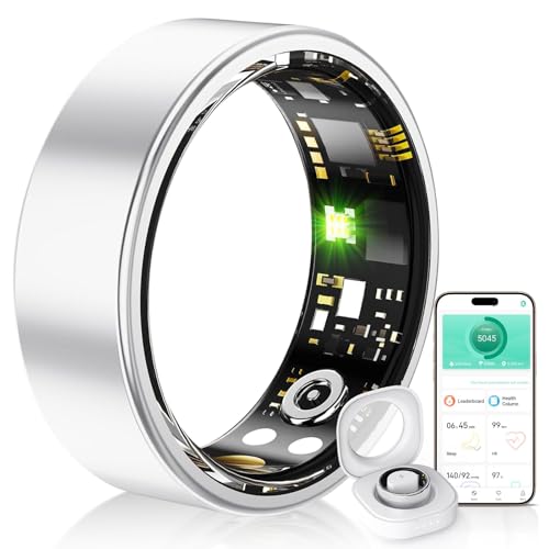 スマートリング 健康管理 【2025新型スマートウェアラブル】個別充電部 Android/Iphone対応 睡眠管理 スマートリング ヘルスケア
