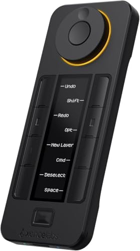 XENCELABS クイッキーズ ショートカット リモート 40 カスタマイズ能力のある ショートカット足懸かり付き添い人 片手ショートカット 鍵盤 労働者階級