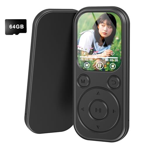 【2025新型人気 & 64GB】MP3プレイヤー Bluetooth5.3対応 MP3 音楽プレイヤー デジタルオーディオプレーヤー 2.01