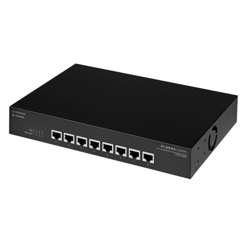 プラネックス Planex 8ポート 全ポート10GbE 金属筐体 ループ検知・防止 電源内蔵 アンマネージドスイッチ FXXG-0008IM