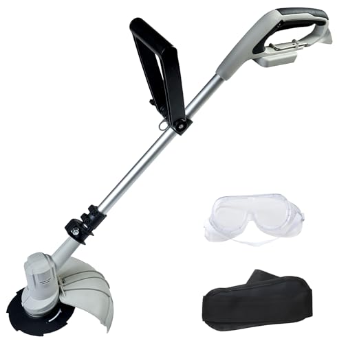 [山善] 18V 草刈り機 申し受ける式 本体のみ(蓄電池・申し受ける器別売) 芝刈り機 グラストリマー 伸縮式 雑草 除草 庭木 切り調える 生け垣 刈り込み