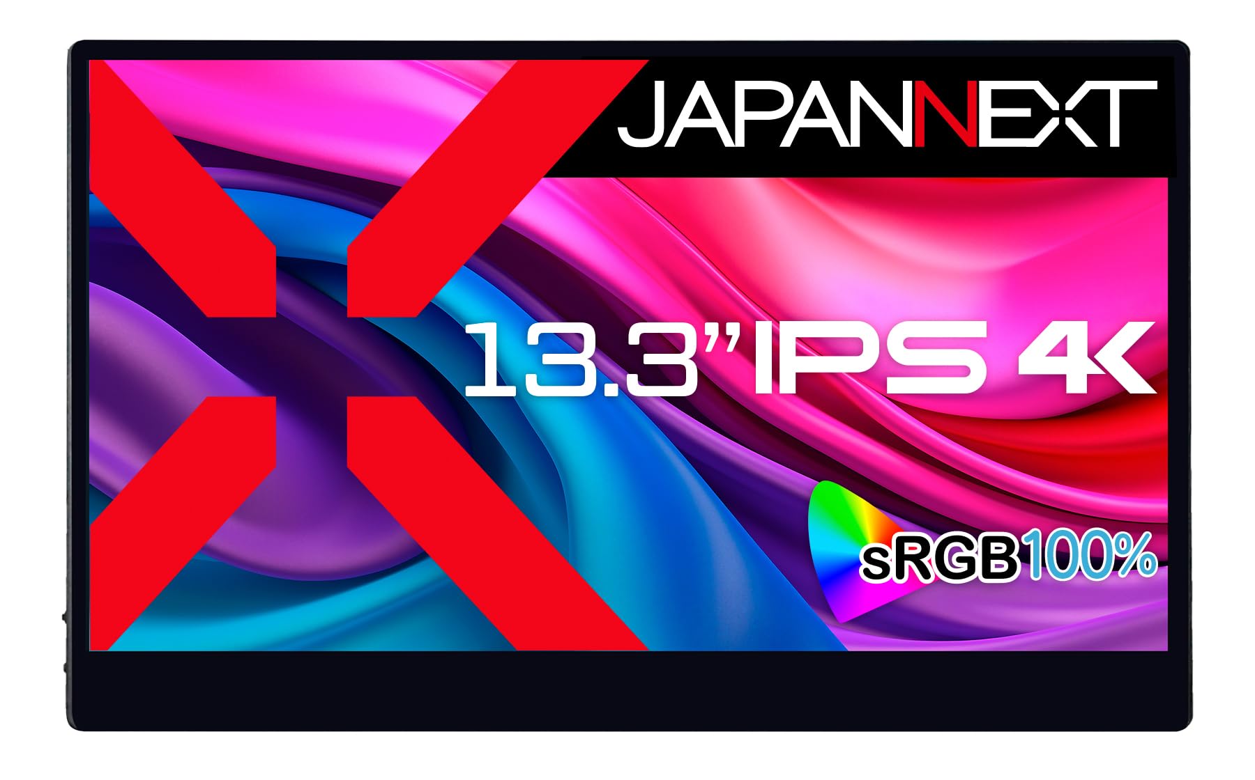 JAPANNEXT 13.3in タッチパネル積み上げる 4K(3840x2160)解像力 移動性管する JN-MD-IPS133UHDR-T