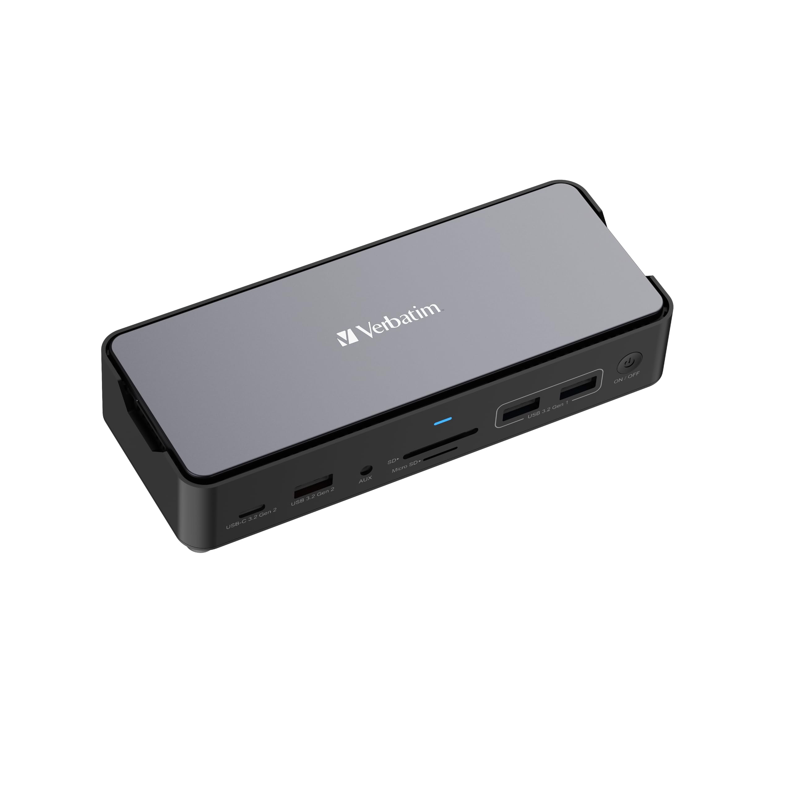 バーベイタム(Verbatim) バスパワー USB Type-Cハブ ドッキングステーション 15 in 1 HDMI×2 ディスプレイボード