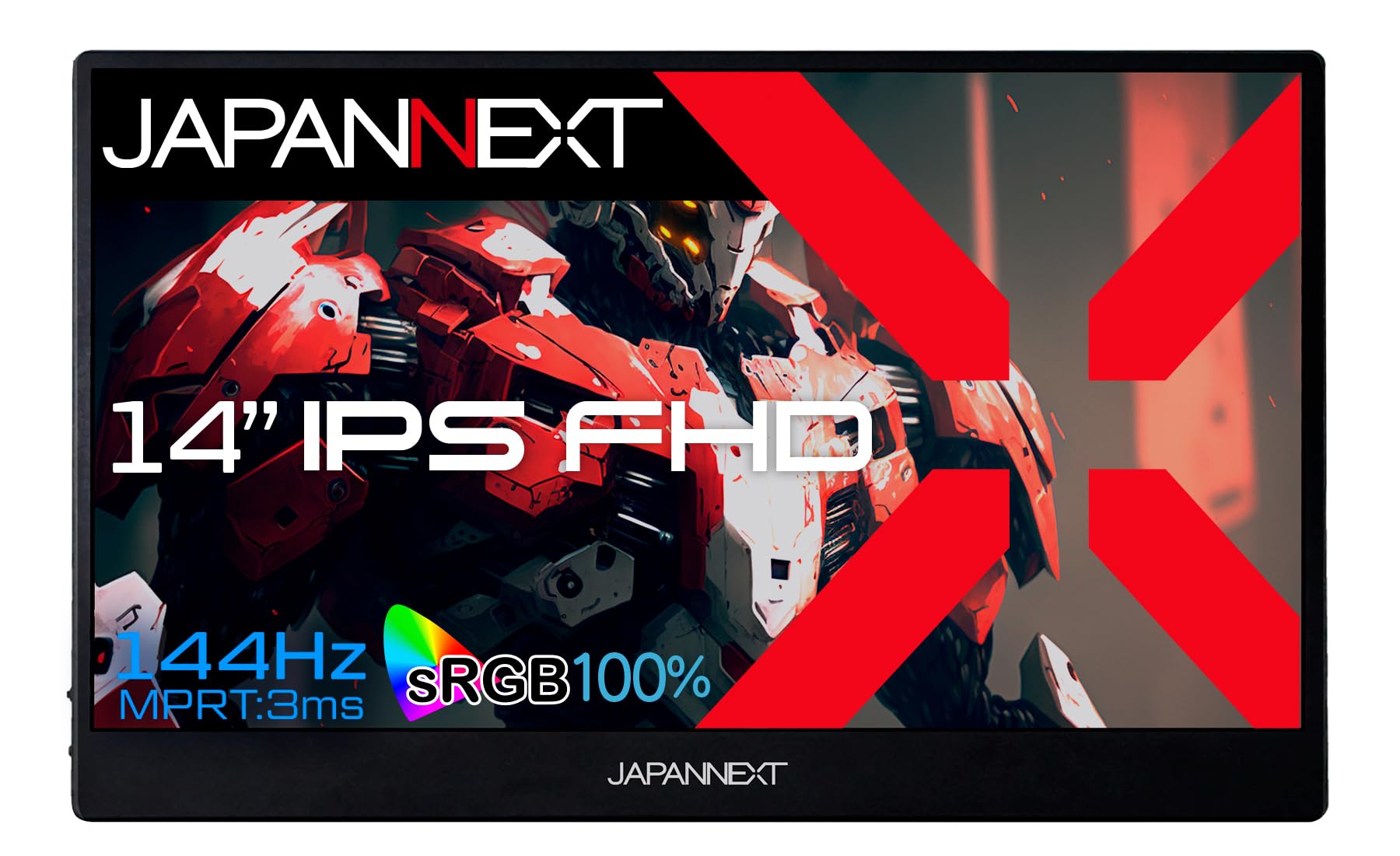 JAPANNEXT 14インチ IPSパネル搭載 144Hz対応 フルHDゲーミングモバイルモニター JN-MD-14i144F miniHDM 23,201円