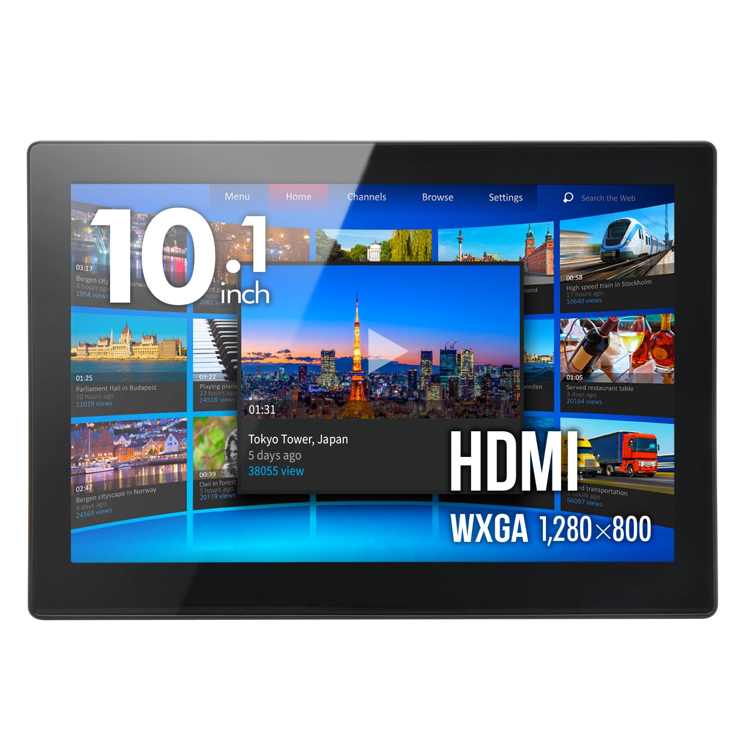 楽天市場】《送料無料》10.1インチHDMIマルチモニター plus one HDMI