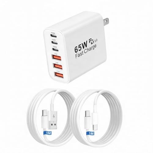 タイプc 充電器 USB Type-C 充電器 合計 PD65W 急速充電 GaNIII技術対応 USB-A & Type-C コンセント式電源