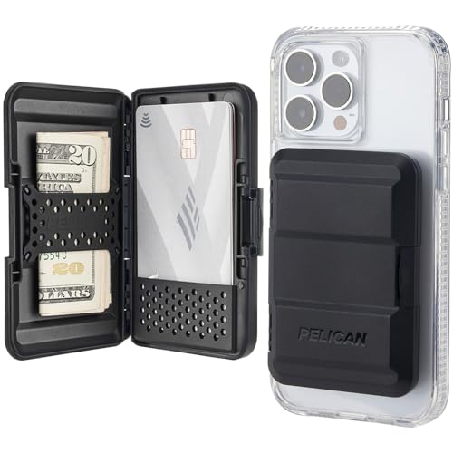 Case-Mate 【Pelican】 Magnetic Wallet \u0026 Card Holder - MagSafe 相応う iPhone の背